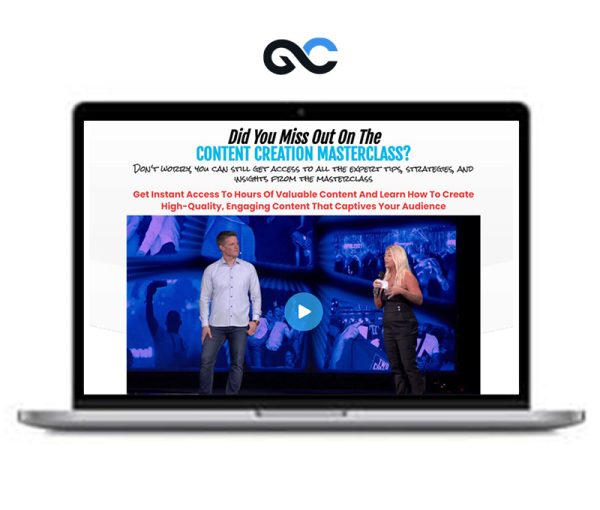 Brandon & Kaelin Poulin – Content Creation Masterclass Event Recordings
