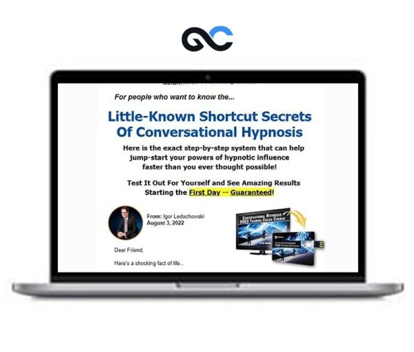 Igor Ledochowski – Hypnotic Influence + Conversational Hypnosis Video Training Crash Course