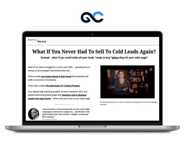 Rachel Mazza – Advertorial 101