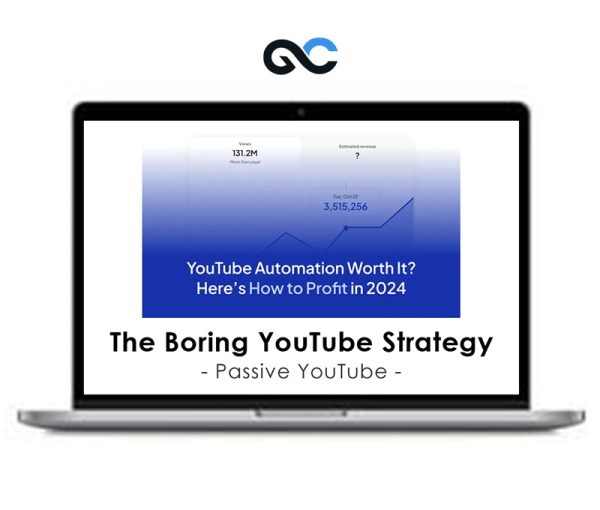 Passive YouTube – The Boring YouTube Strategy